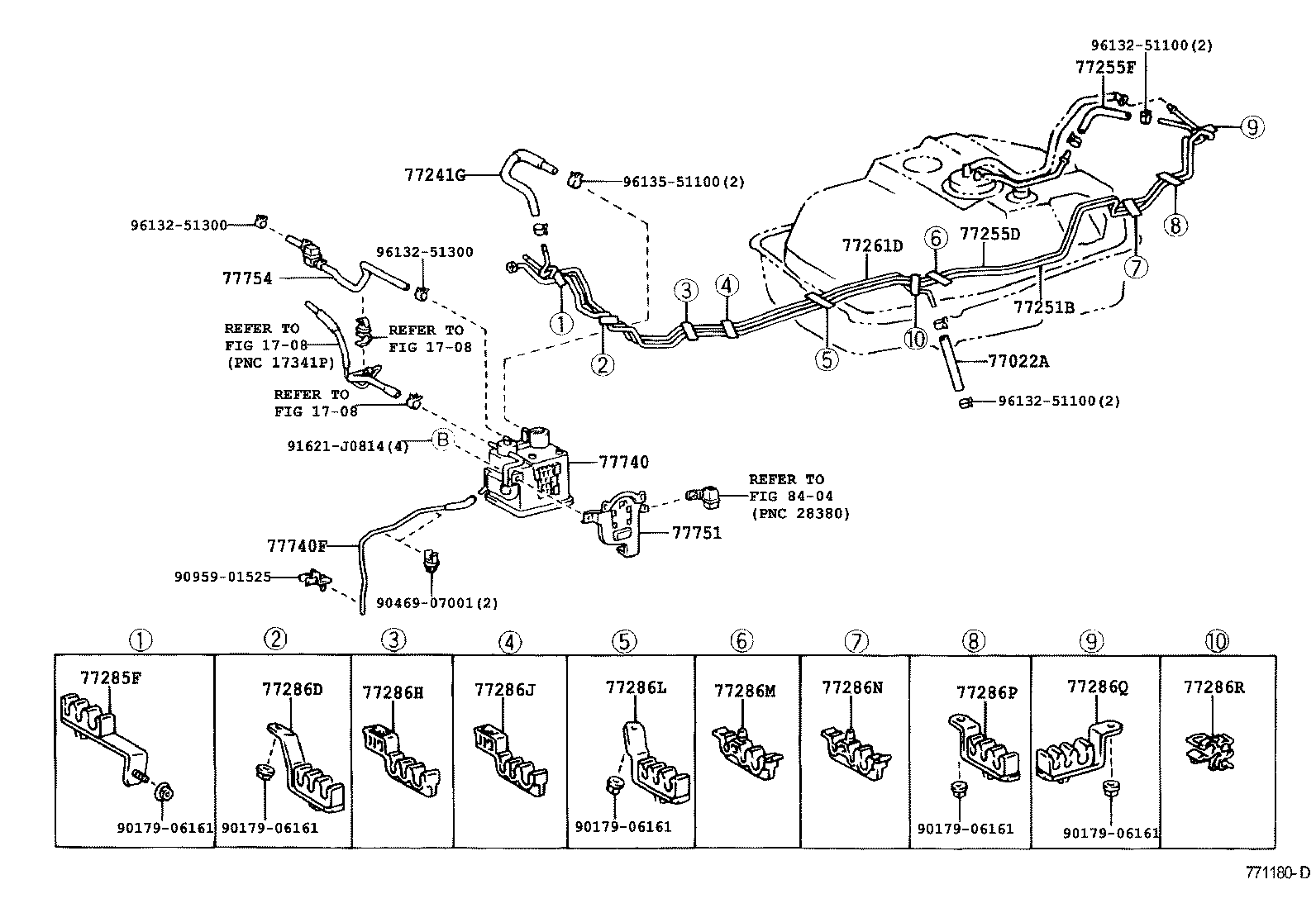 77001-60461 TANK SUB-ASSY, FUEL SUB product image