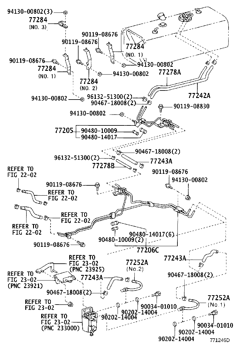 77001-0W032 TANK SUB-ASSY, FUEL product image