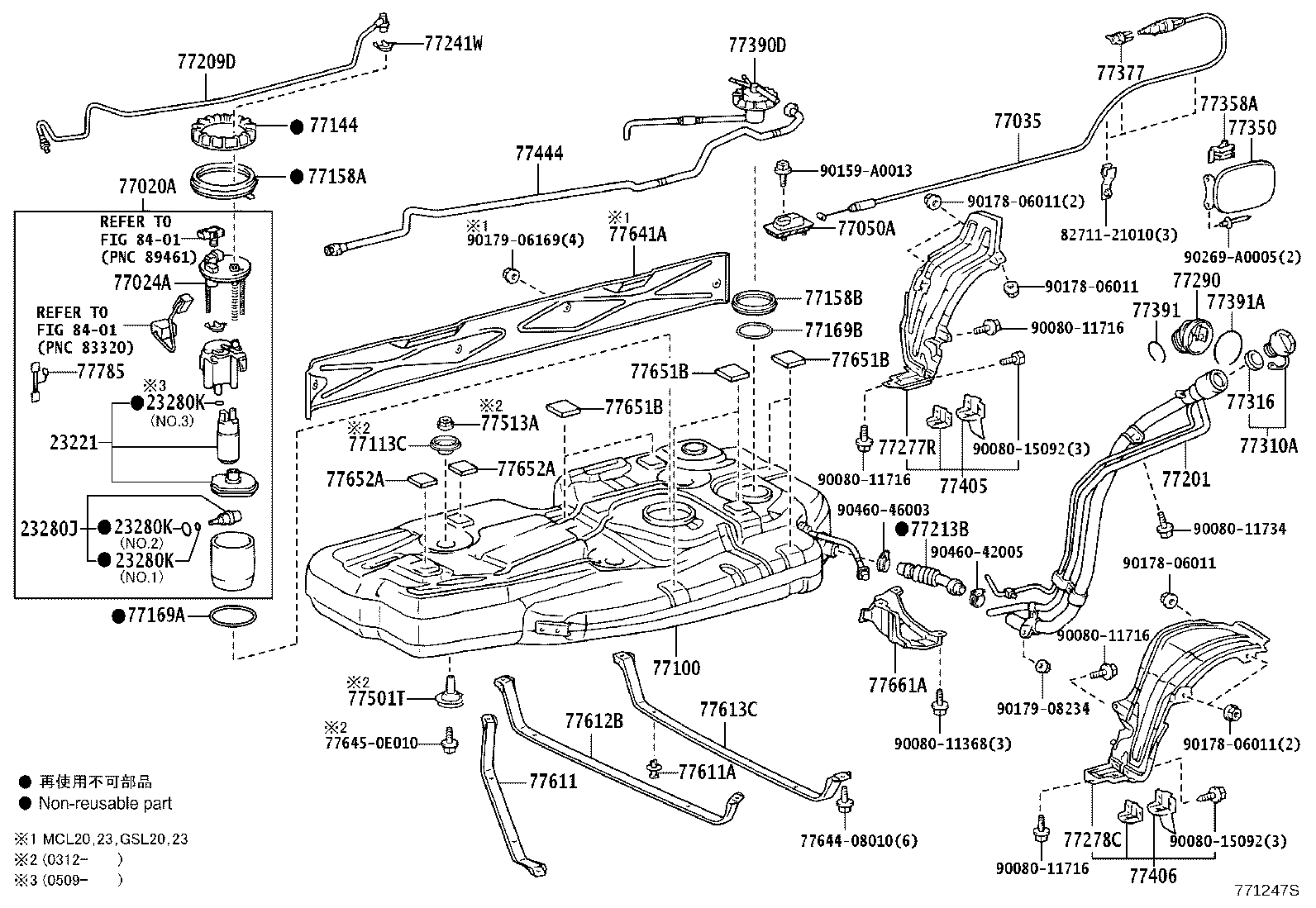 Toyota 77001-08041 TANK ASSY, FUEL