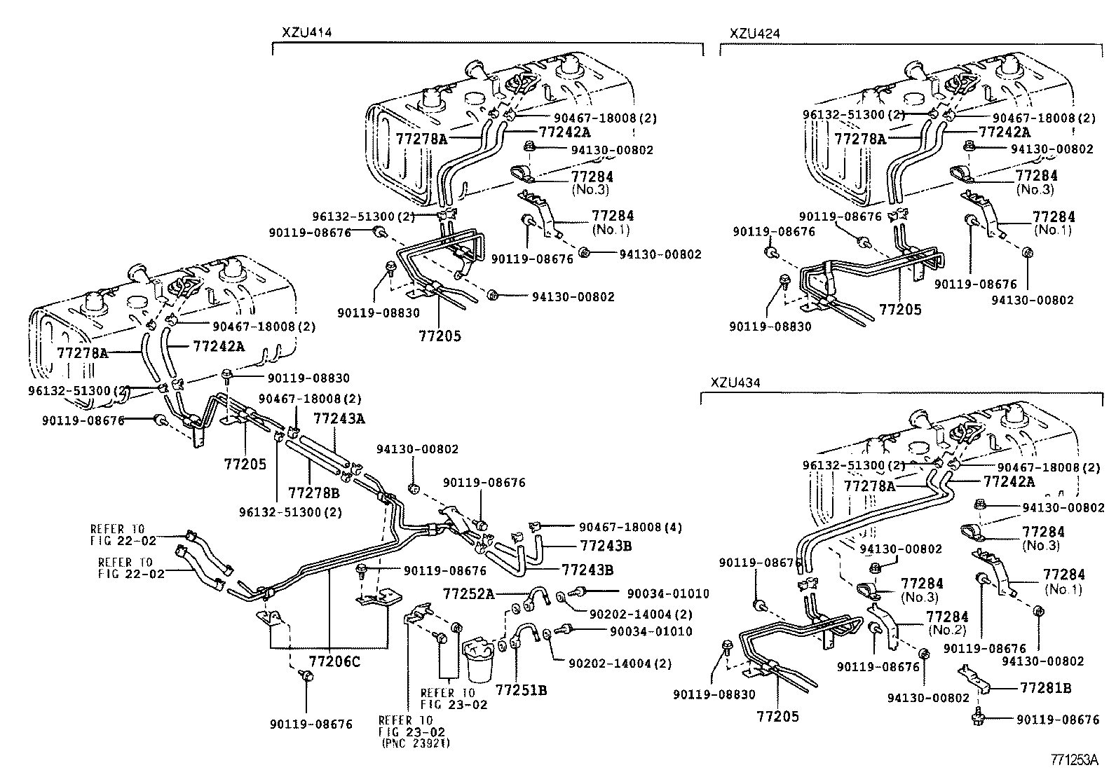 77001-37510 TANK SUB-ASSY, FUEL SUB product image