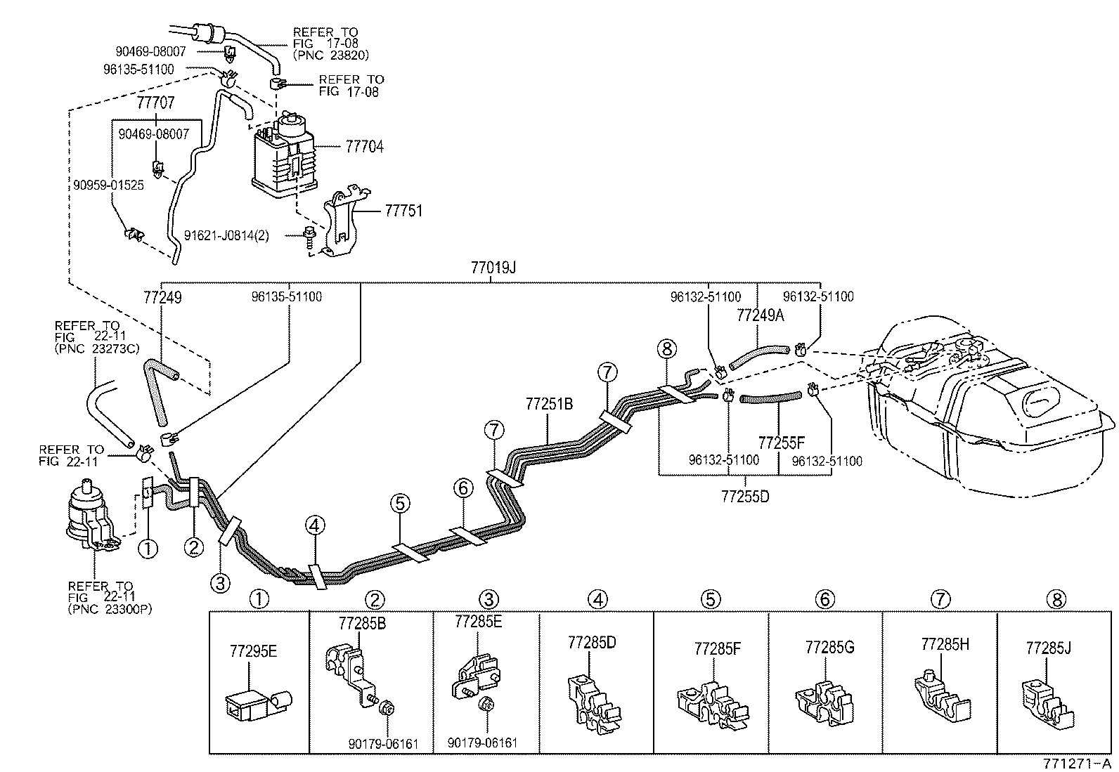 23221-50100 PUMP, FUEL product image