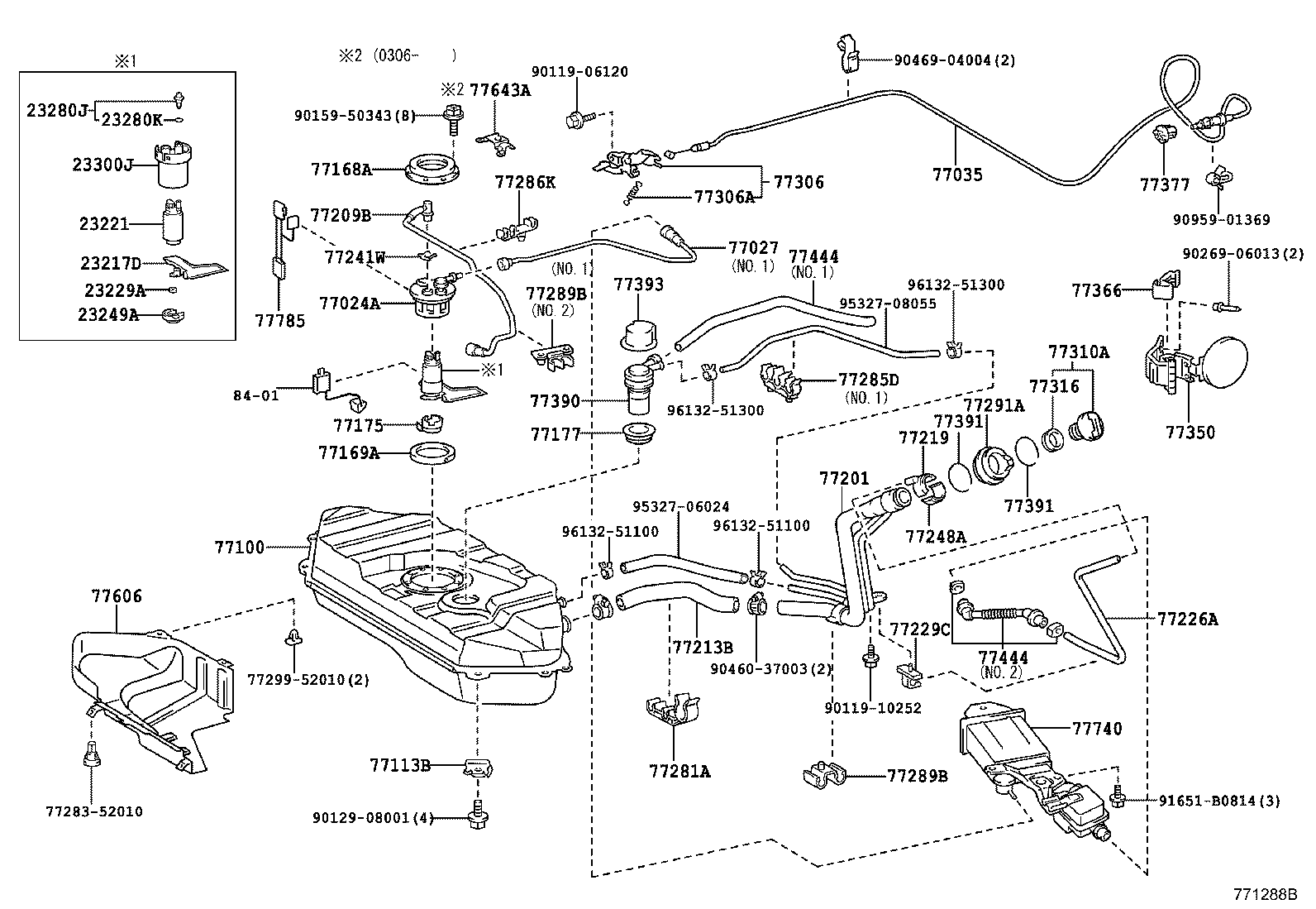 Toyota 77248-52050 HOLDER, FUEL TANK FILLER PIPE COVER