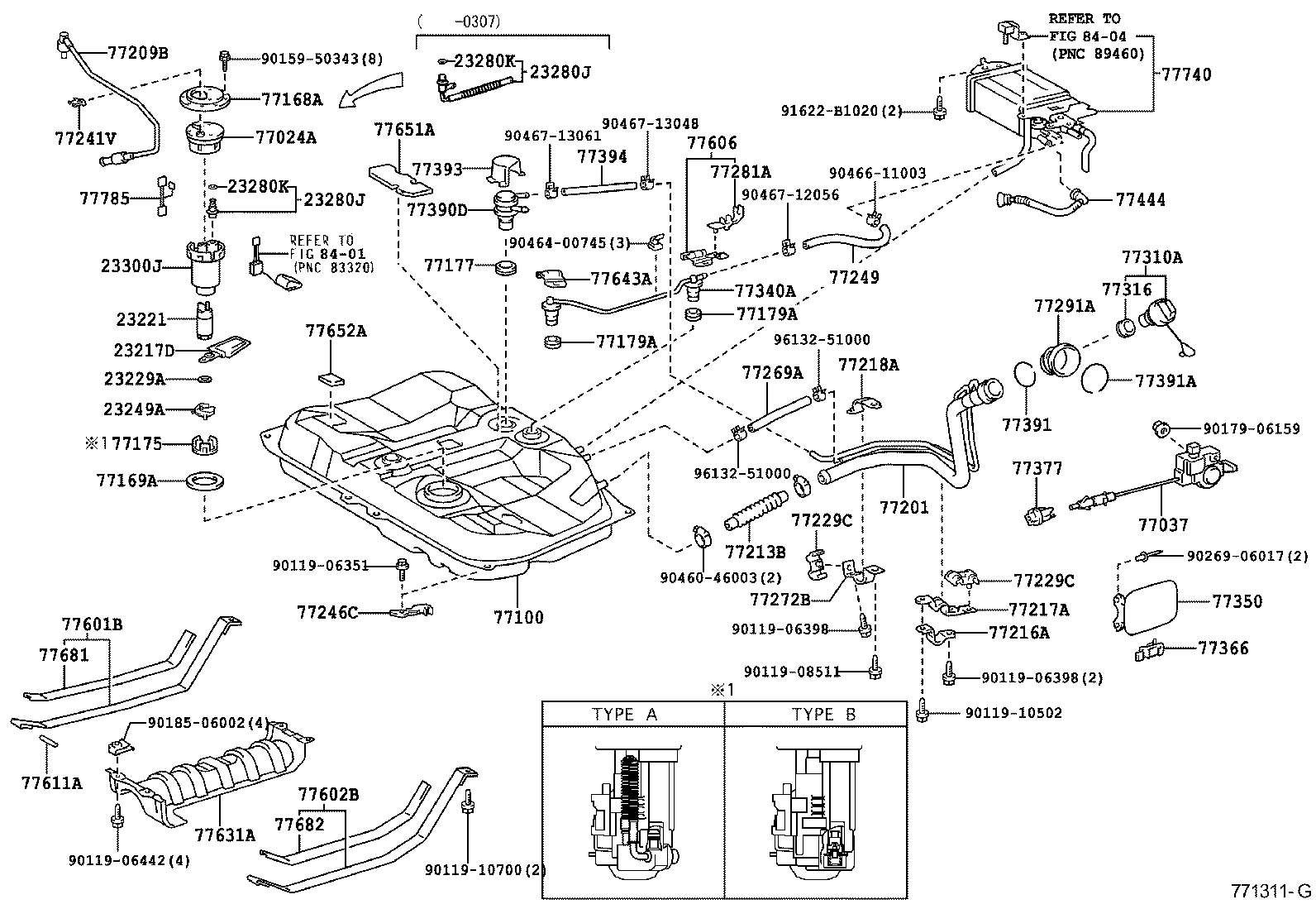 77201-33210 PIPE SUB-ASSY, FUEL TANK INLET product image
