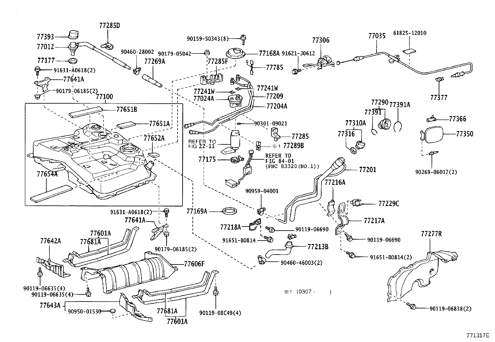 77255-42071 TUBE, FUEL RETURN product image