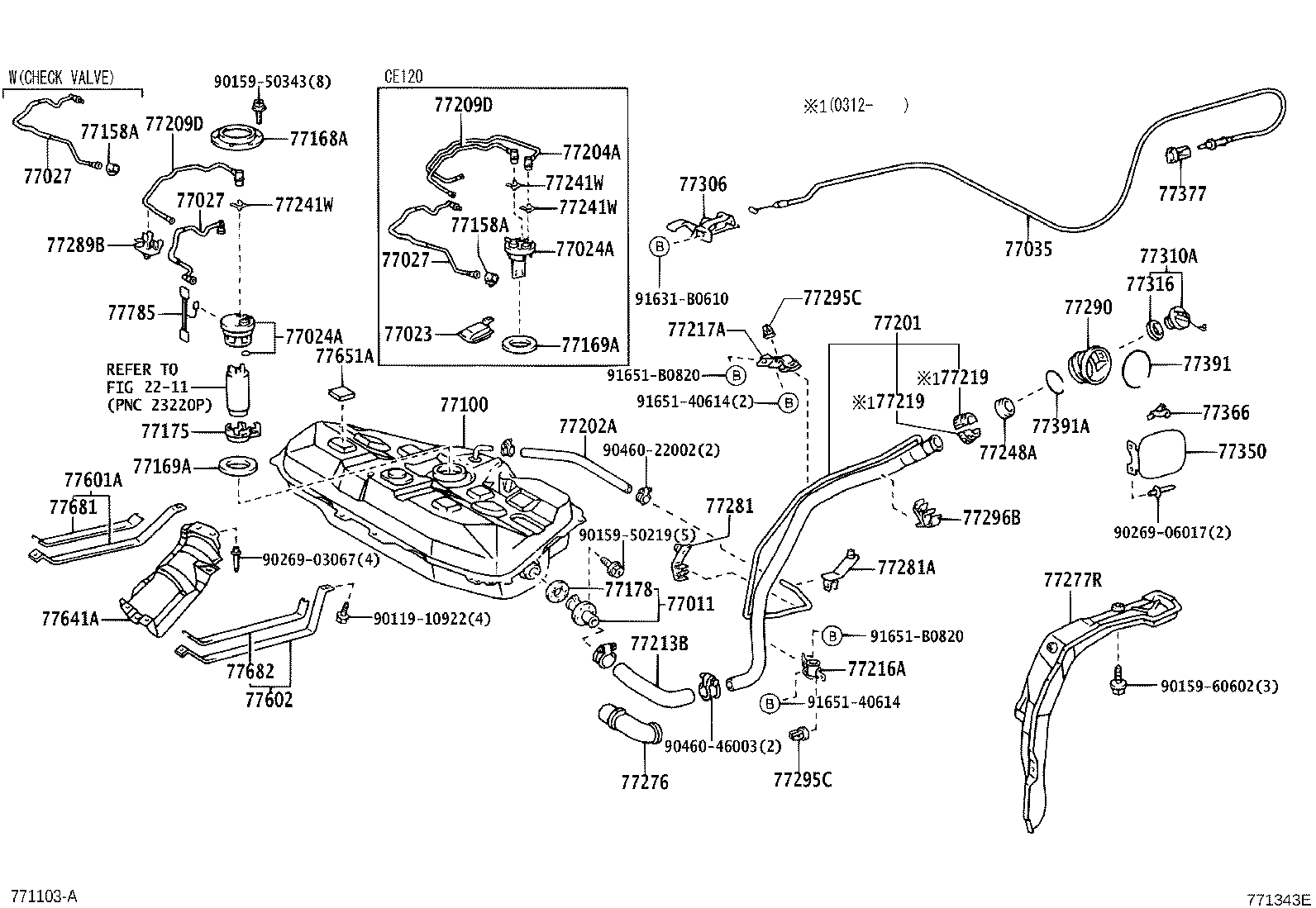 77024-02030 PLATE SUB-ASSY, FUEL SUCTION product image