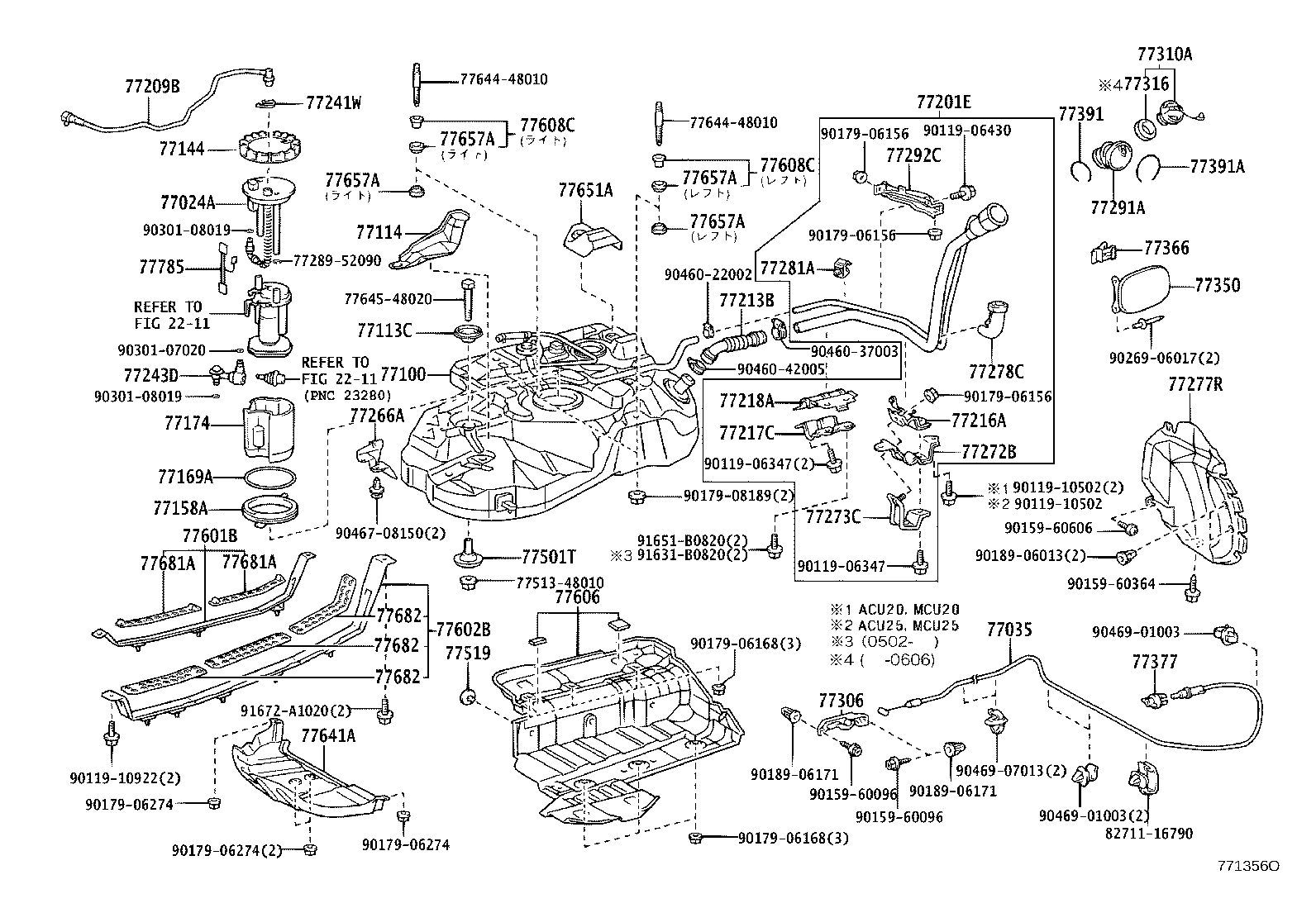 77201-48060 PIPE SUB-ASSY, FUEL TANK INLET product image