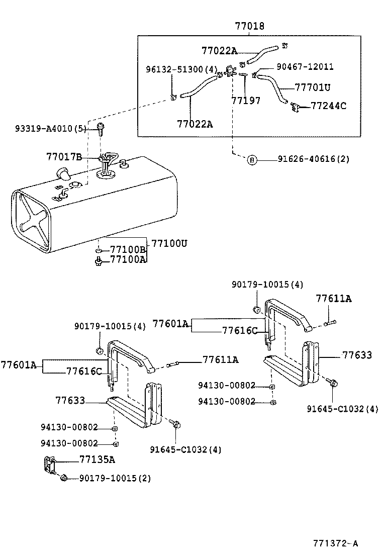 90977-03004 VALVE, FUEL(FOR LPG) product image