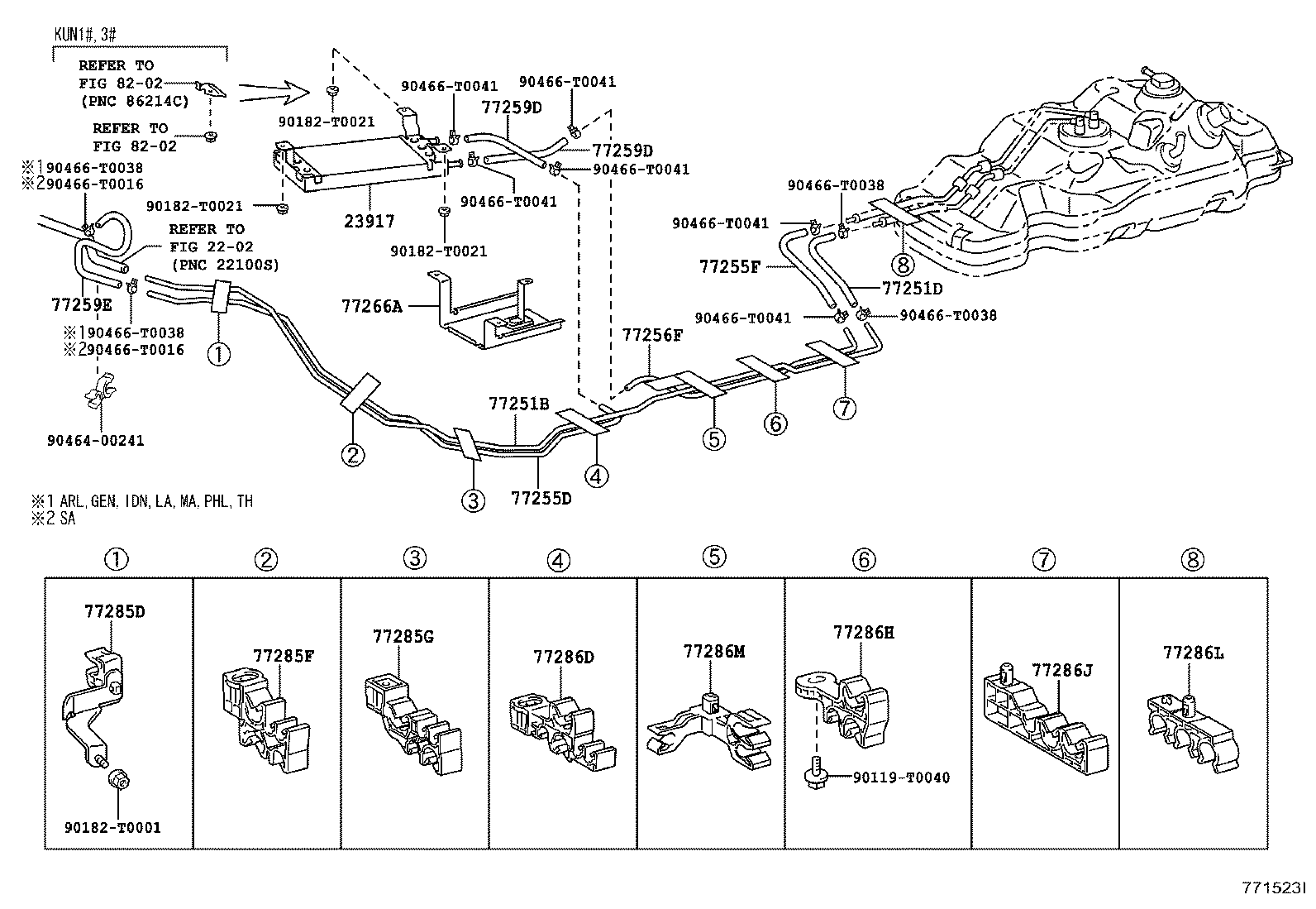 Thumbnail 11 for 77001-0K020