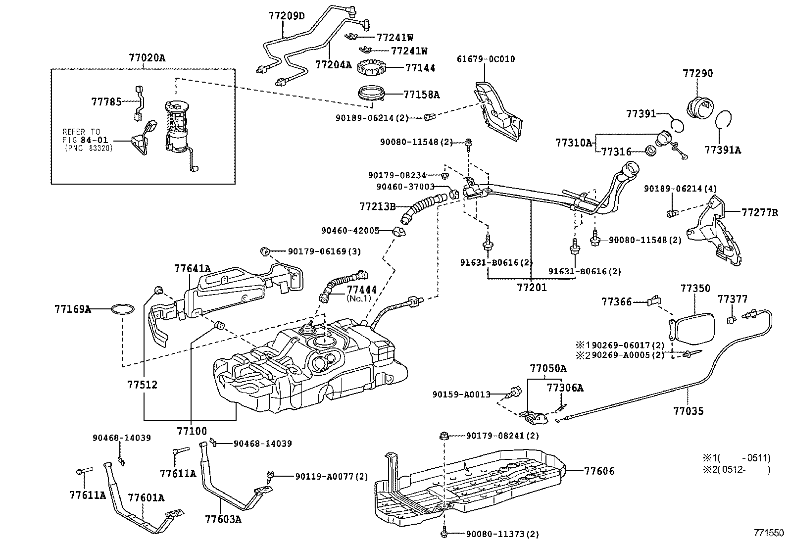 Thumbnail 2 for 77001-0C020