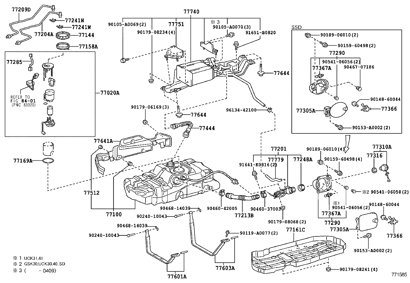 Thumbnail 3 for 77001-0C030
