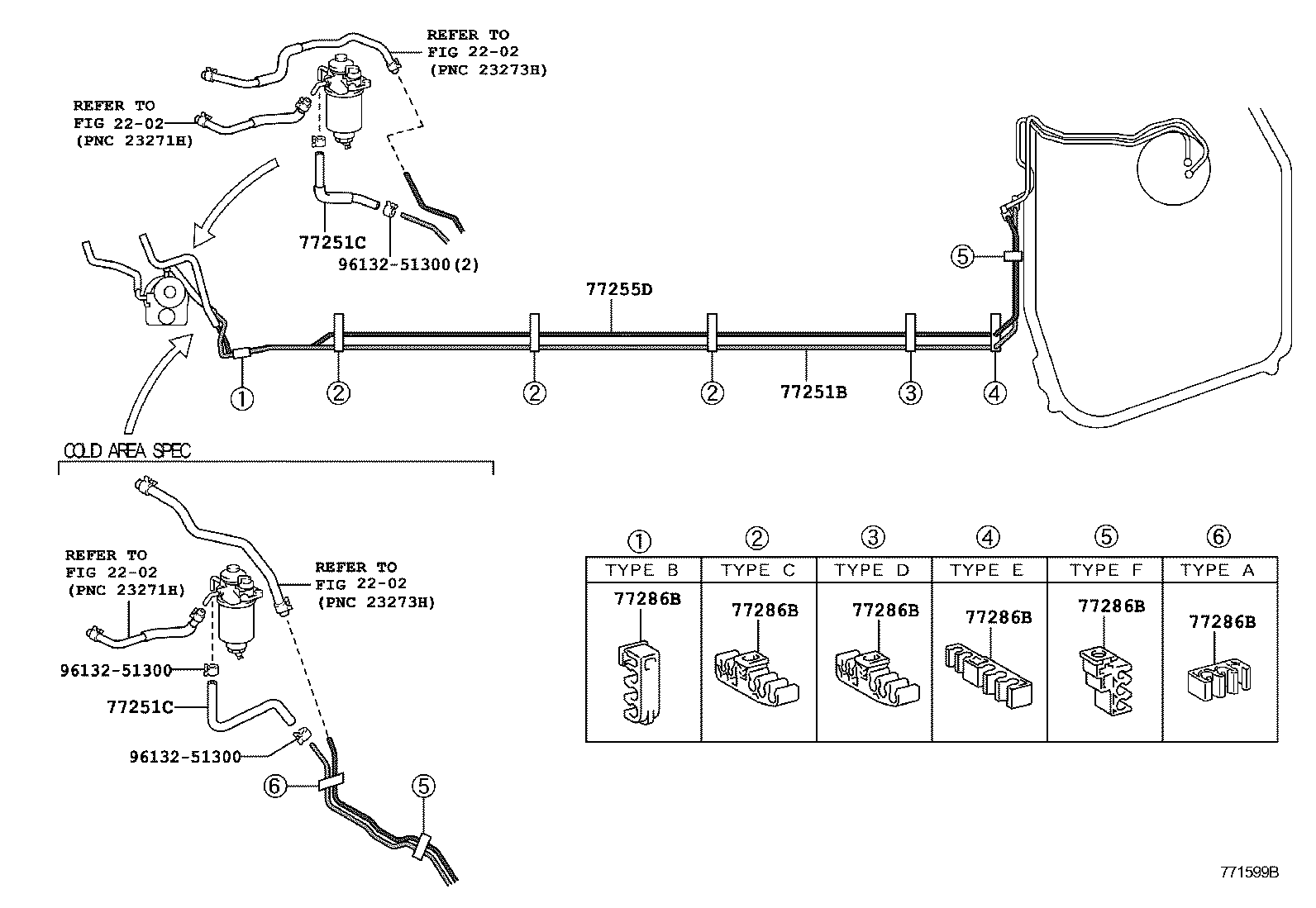 77010-12340 TUBE ASSY, FUEL TANK VENT product image