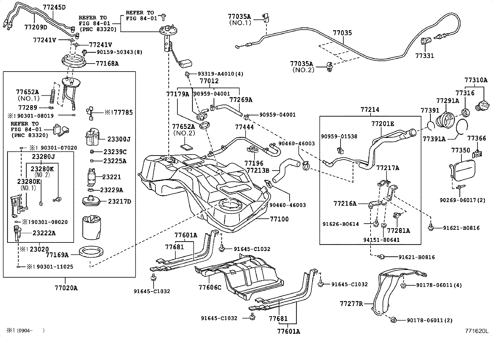 77020-22060 TUBE ASSY, FUEL SUCTION W/PUMP & GAGE product image