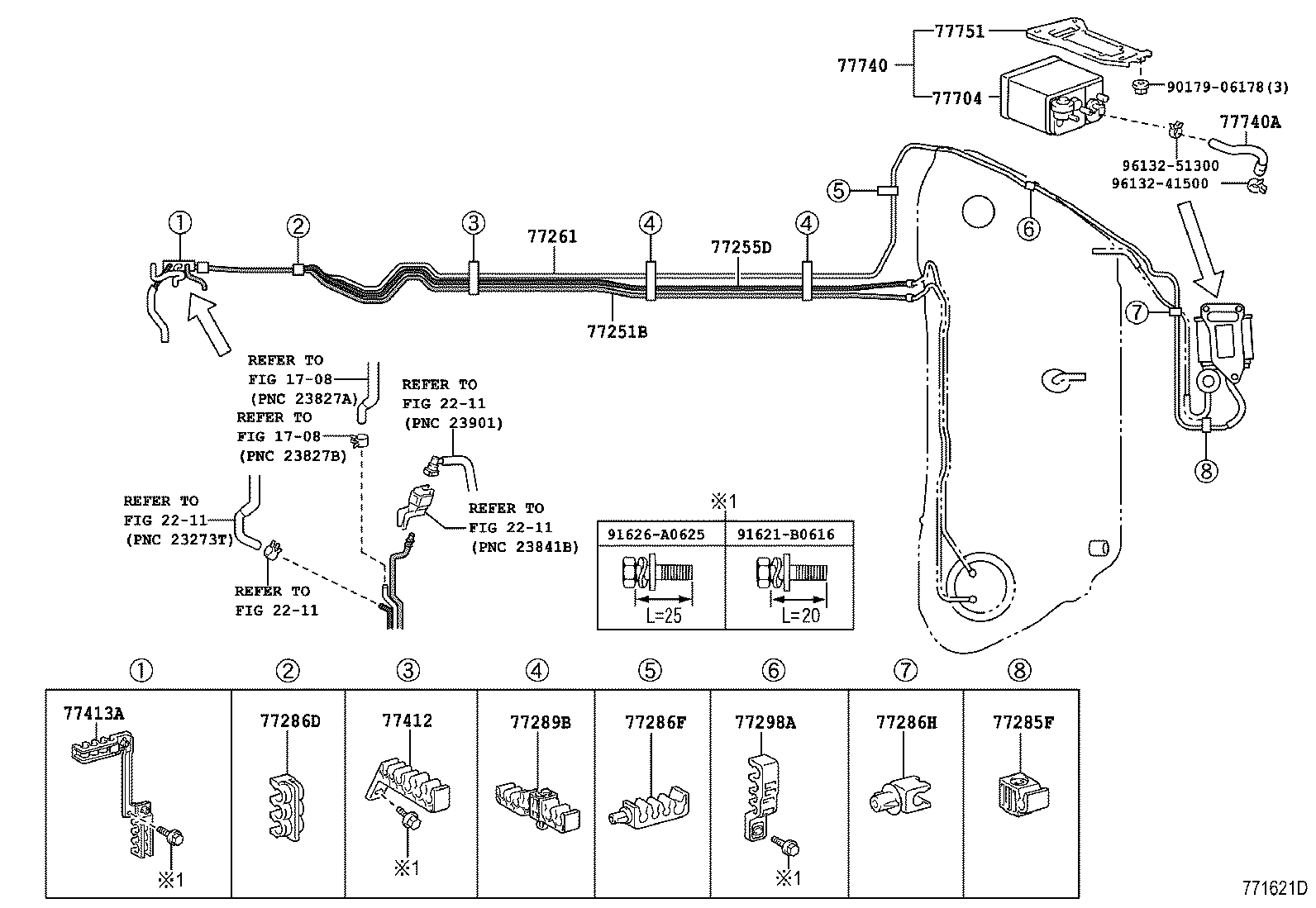 77020-22060 TUBE ASSY, FUEL SUCTION W/PUMP & GAGE product image
