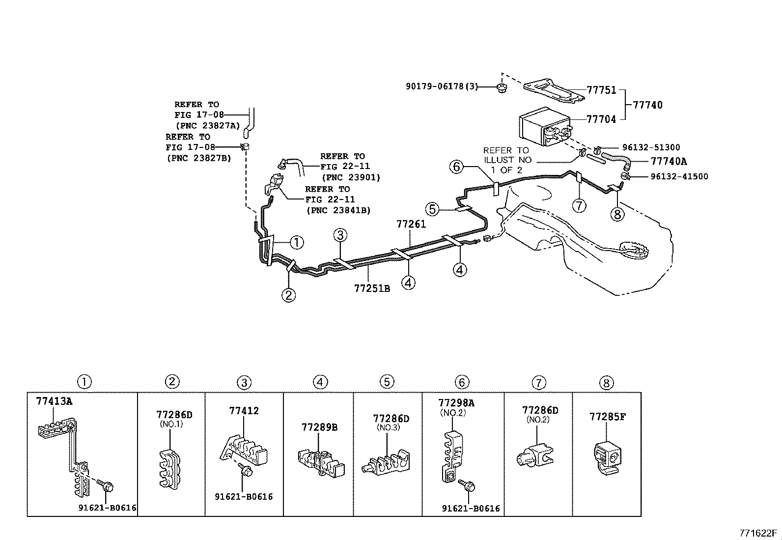 77213-30190 HOSE, FUEL TANK TO FILLER PIPE product image