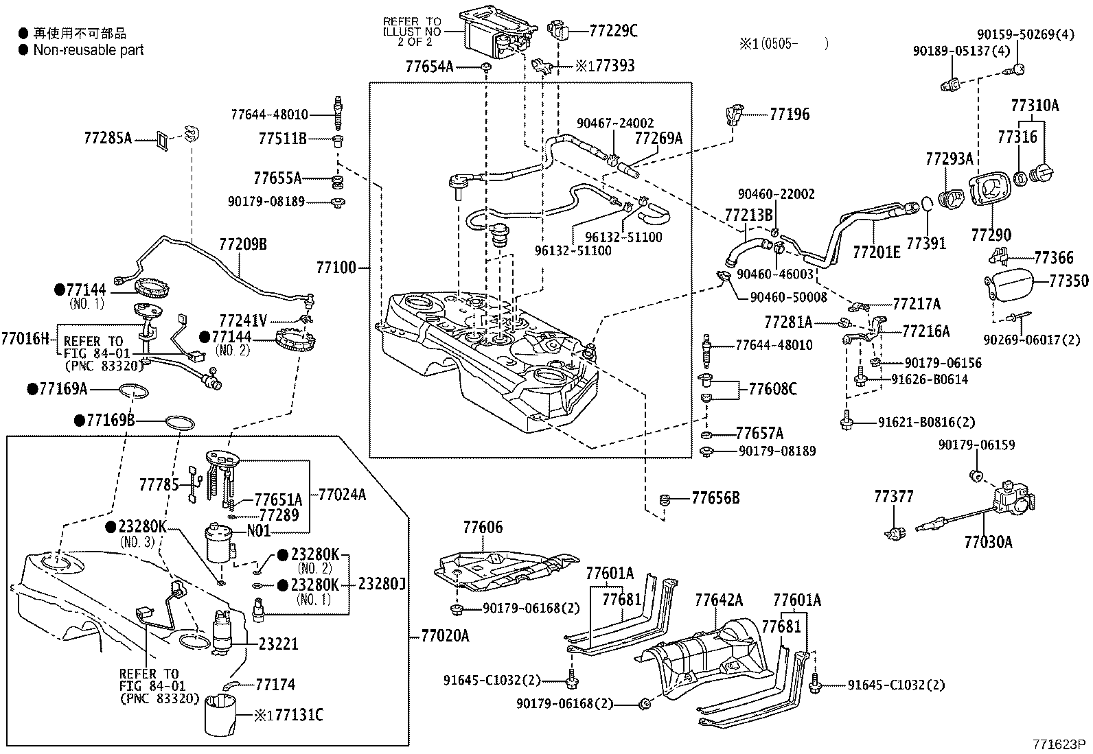 77213-30190 HOSE, FUEL TANK TO FILLER PIPE product image