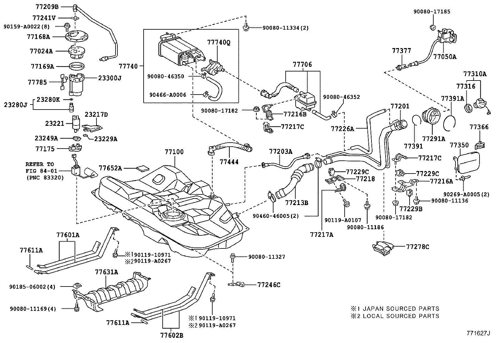 Toyota 77216-07010 SUPPORT, FUEL TANK FILLER PIPE, NO.1
