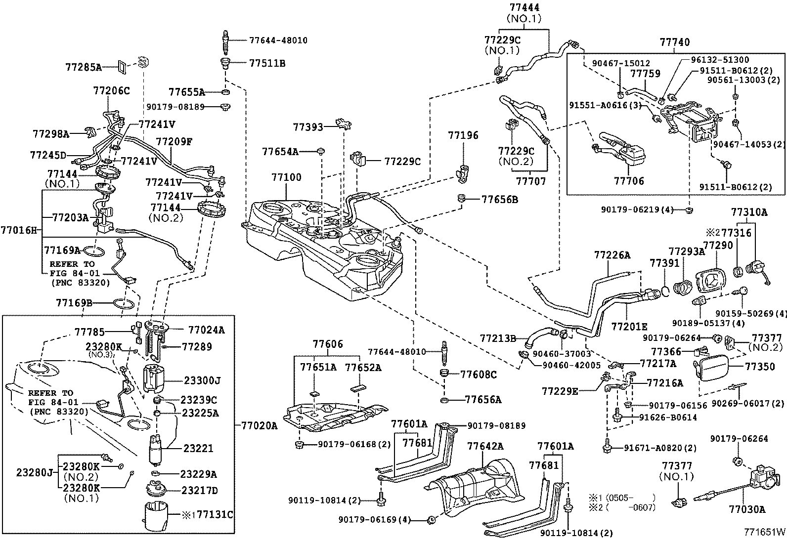 Toyota 77001-30570 TANK ASSY, FUEL