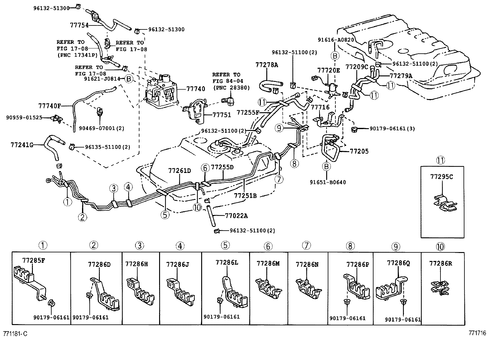 77001-60461 TANK SUB-ASSY, FUEL SUB product image