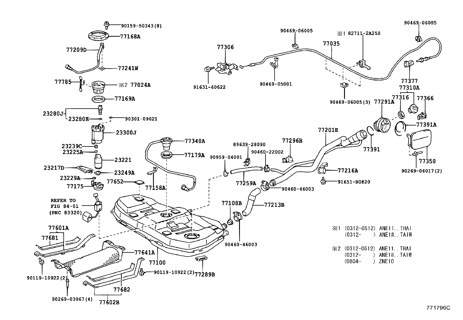 77024-68010 PLATE SUB-ASSY, FUEL SUCTION product image