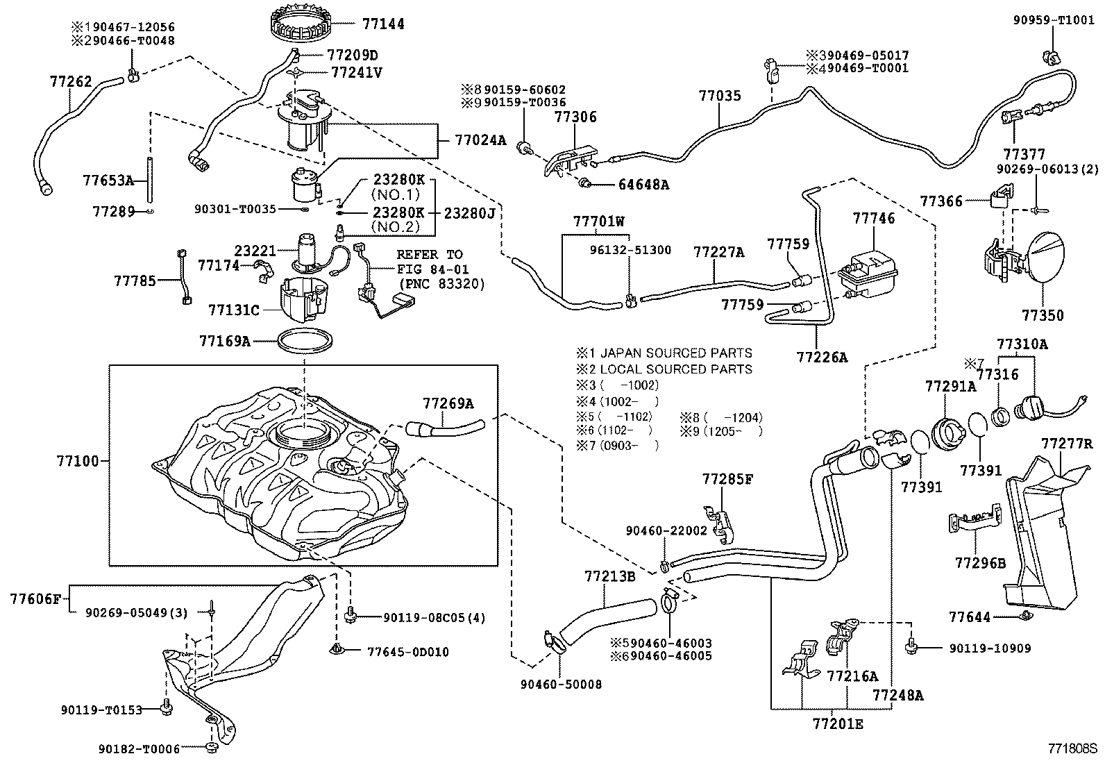 23220-0M030 PUMP, FUEL product image