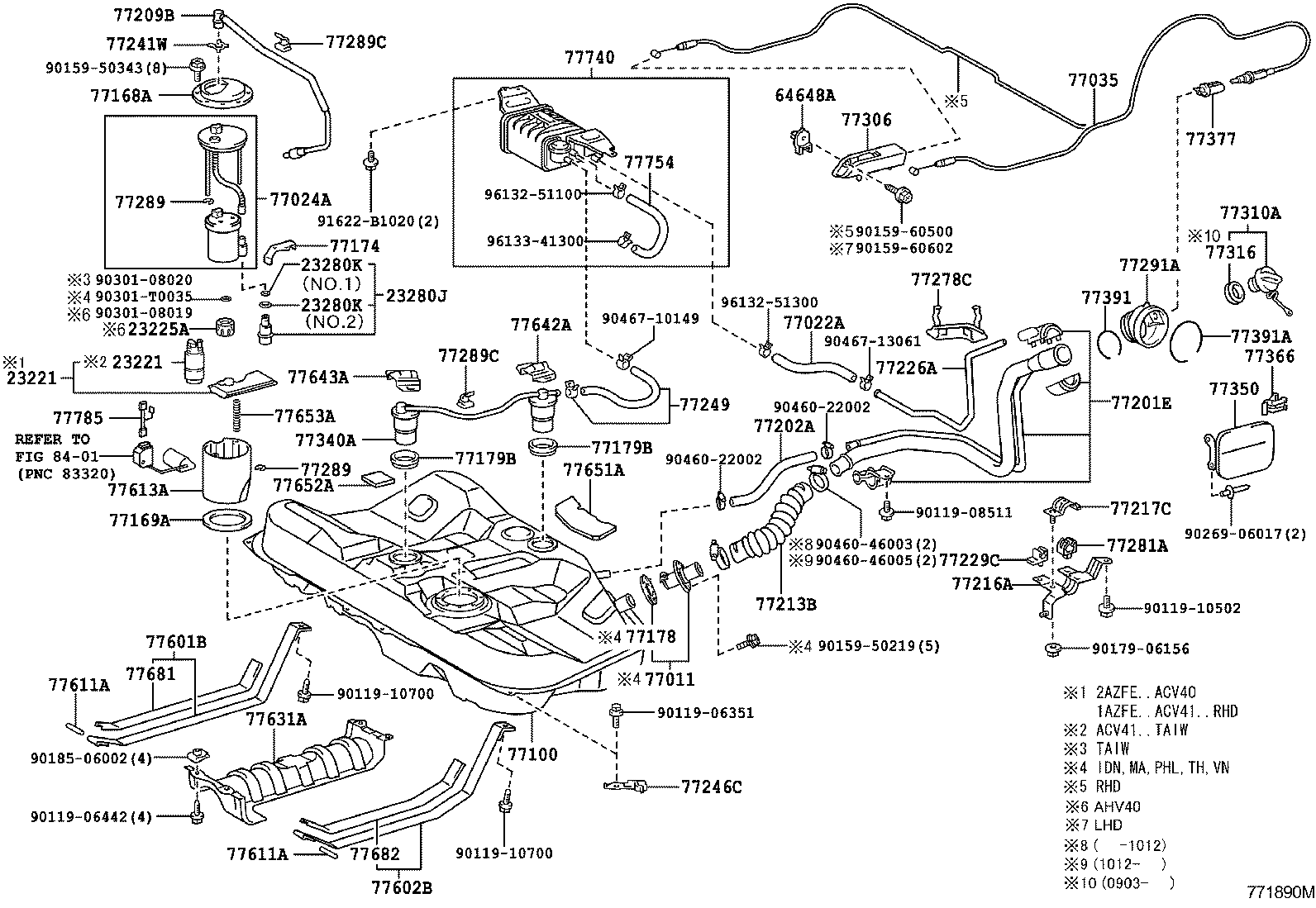 23220-0H090 PUMP, FUEL product image