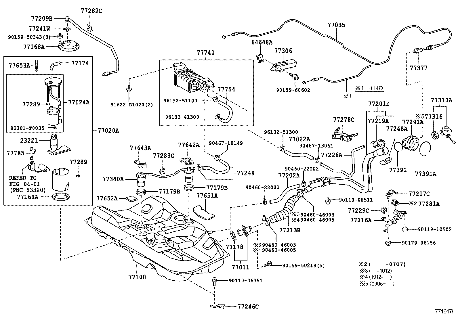 23220-0P040 PUMP, FUEL product image