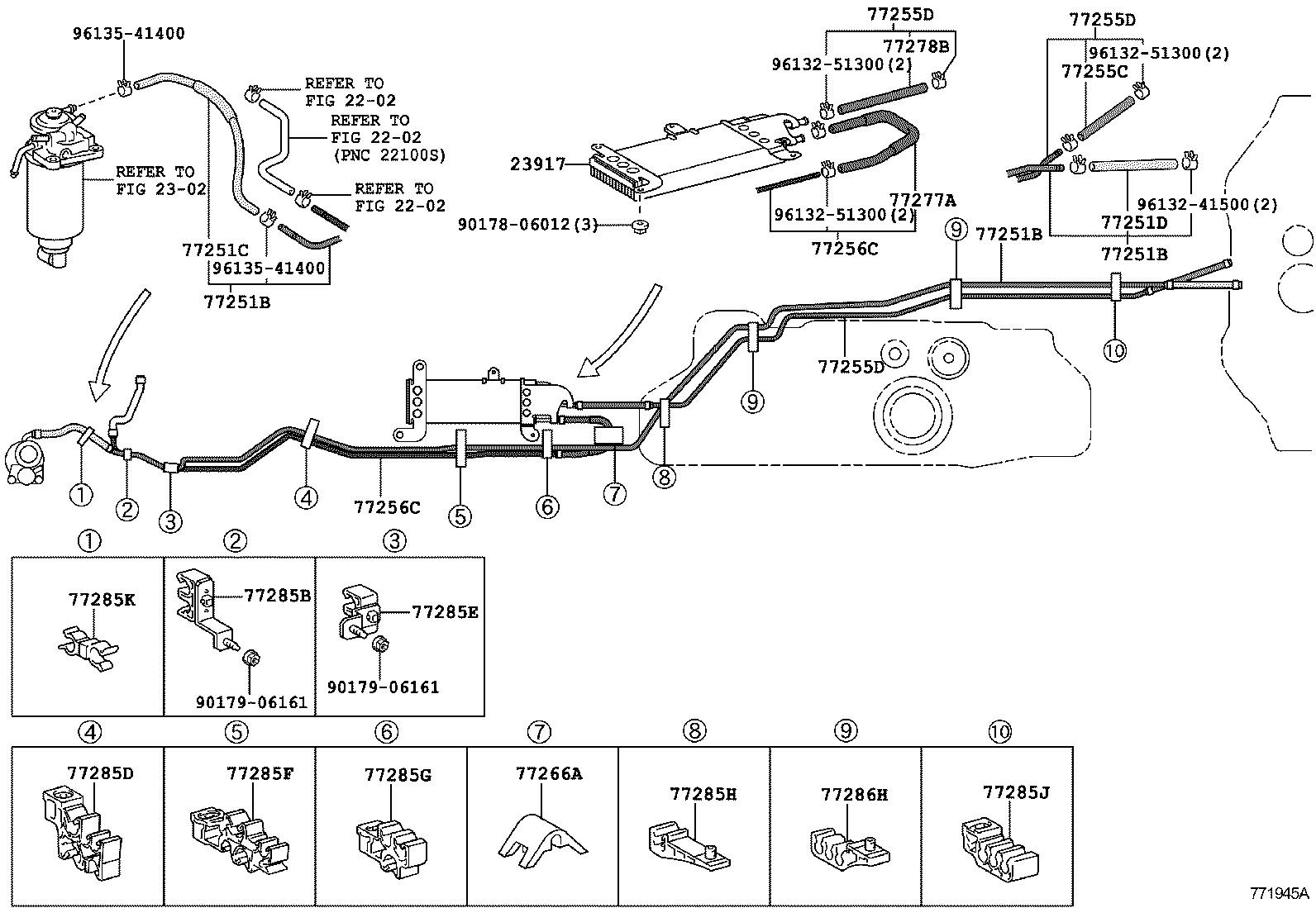 23221-50100 PUMP, FUEL product image