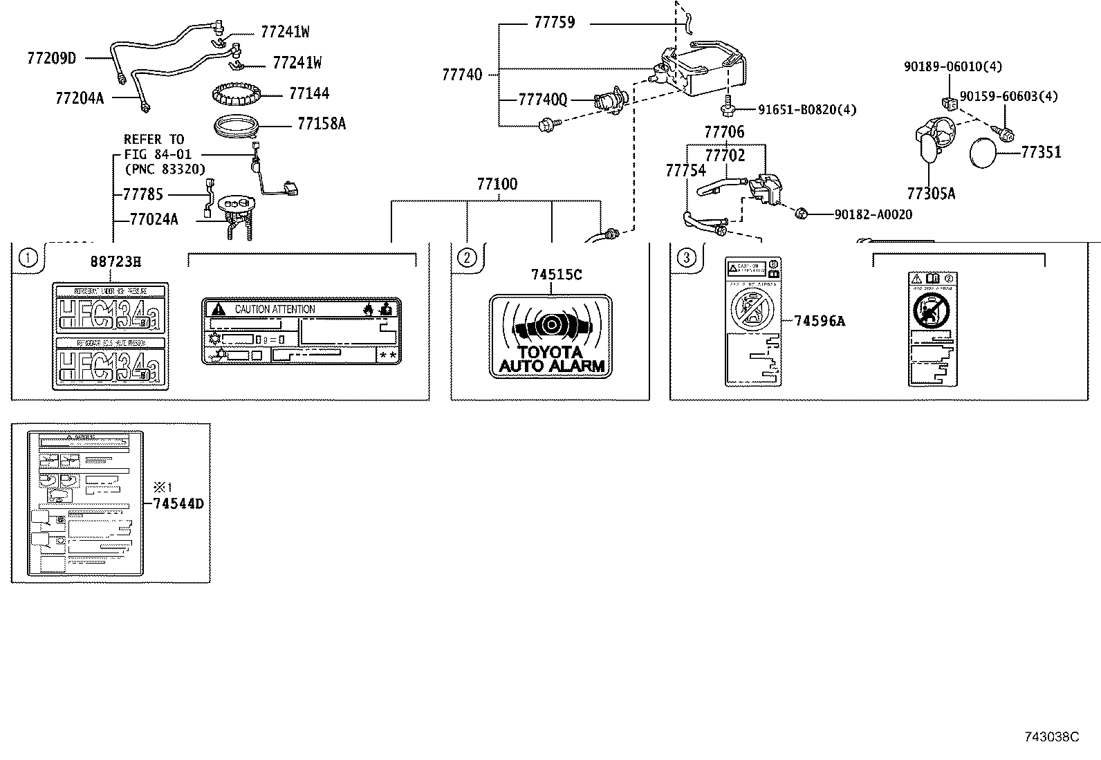 Toyota 77001-0C120 TANK ASSY, FUEL