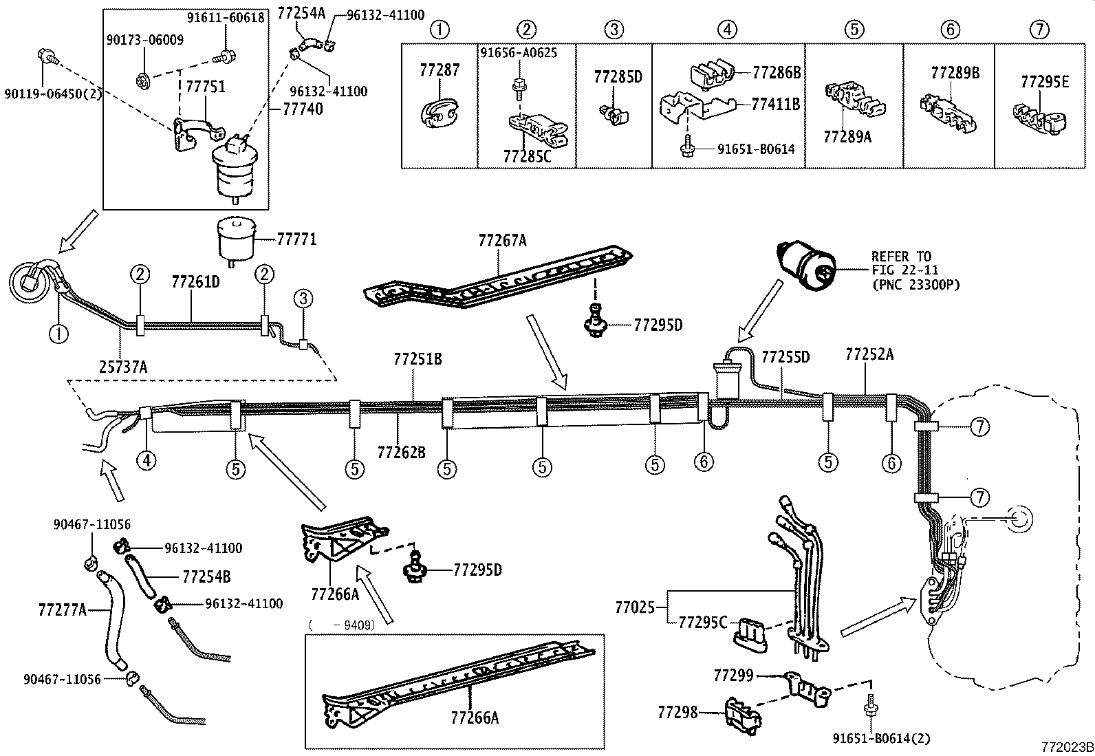77295-22080 GROMMET, FUEL TUBE product image