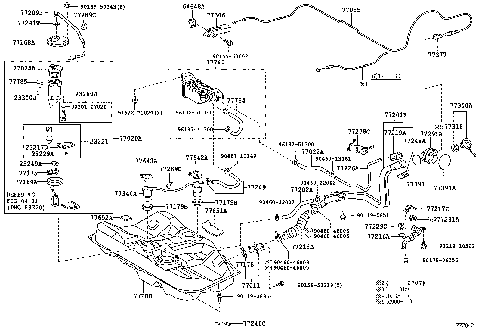 23220-0P040 PUMP, FUEL product image