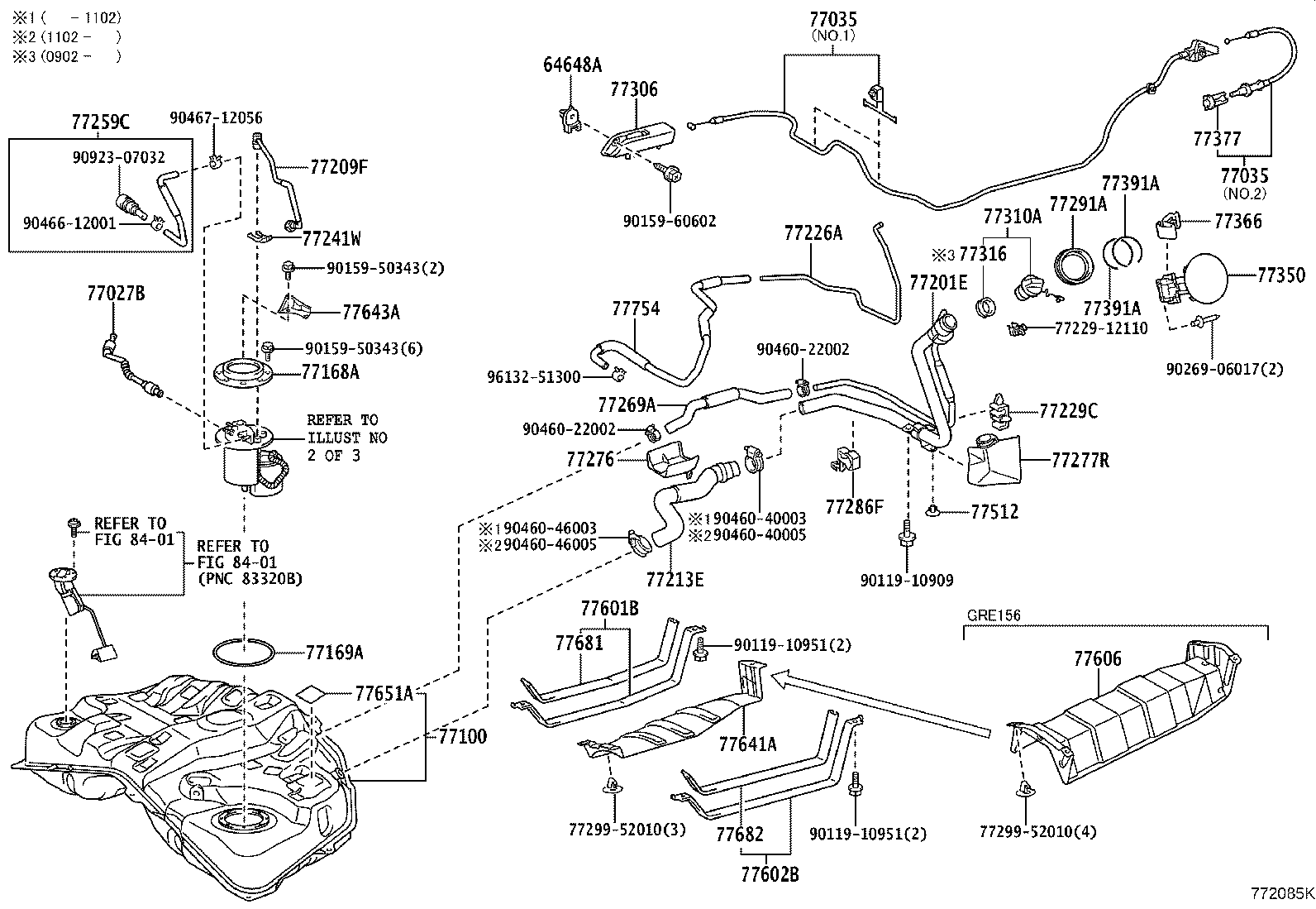 77643-12060 PROTECTOR, FUEL TANK, NO.3 product image