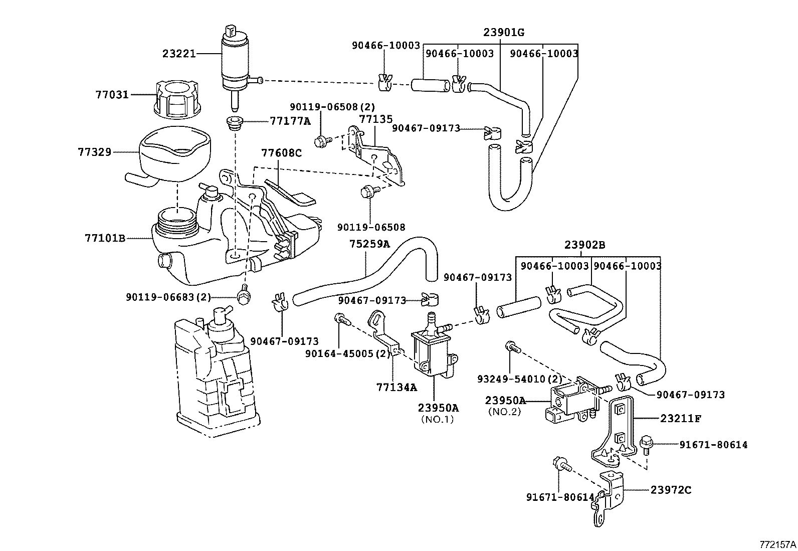23211-22010 BRACKET product image