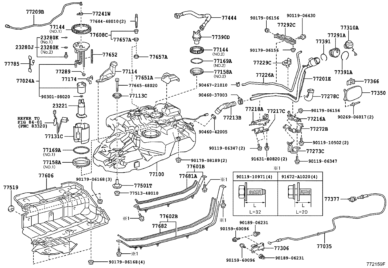 Toyota 77001-48130 TANK ASSY, FUEL