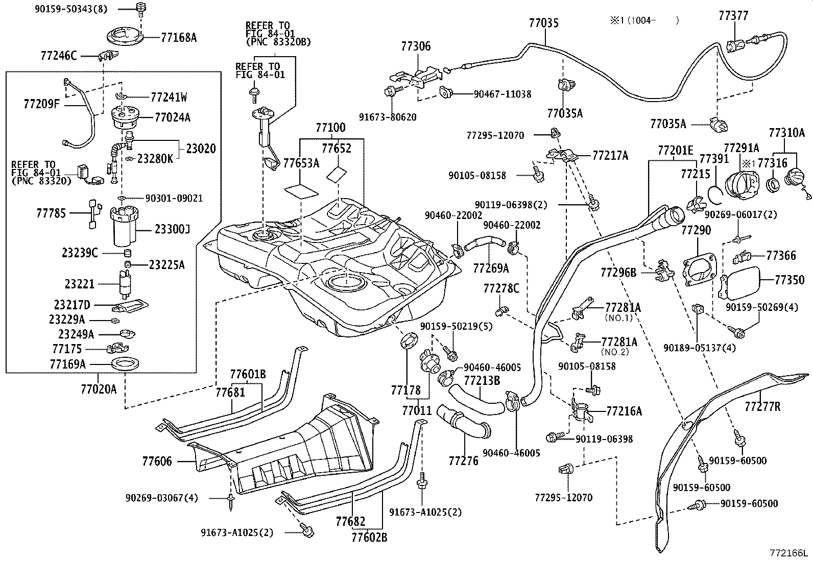 77020-20231 TUBE ASSY, FUEL SUCTION W/PUMP & GAGE product image
