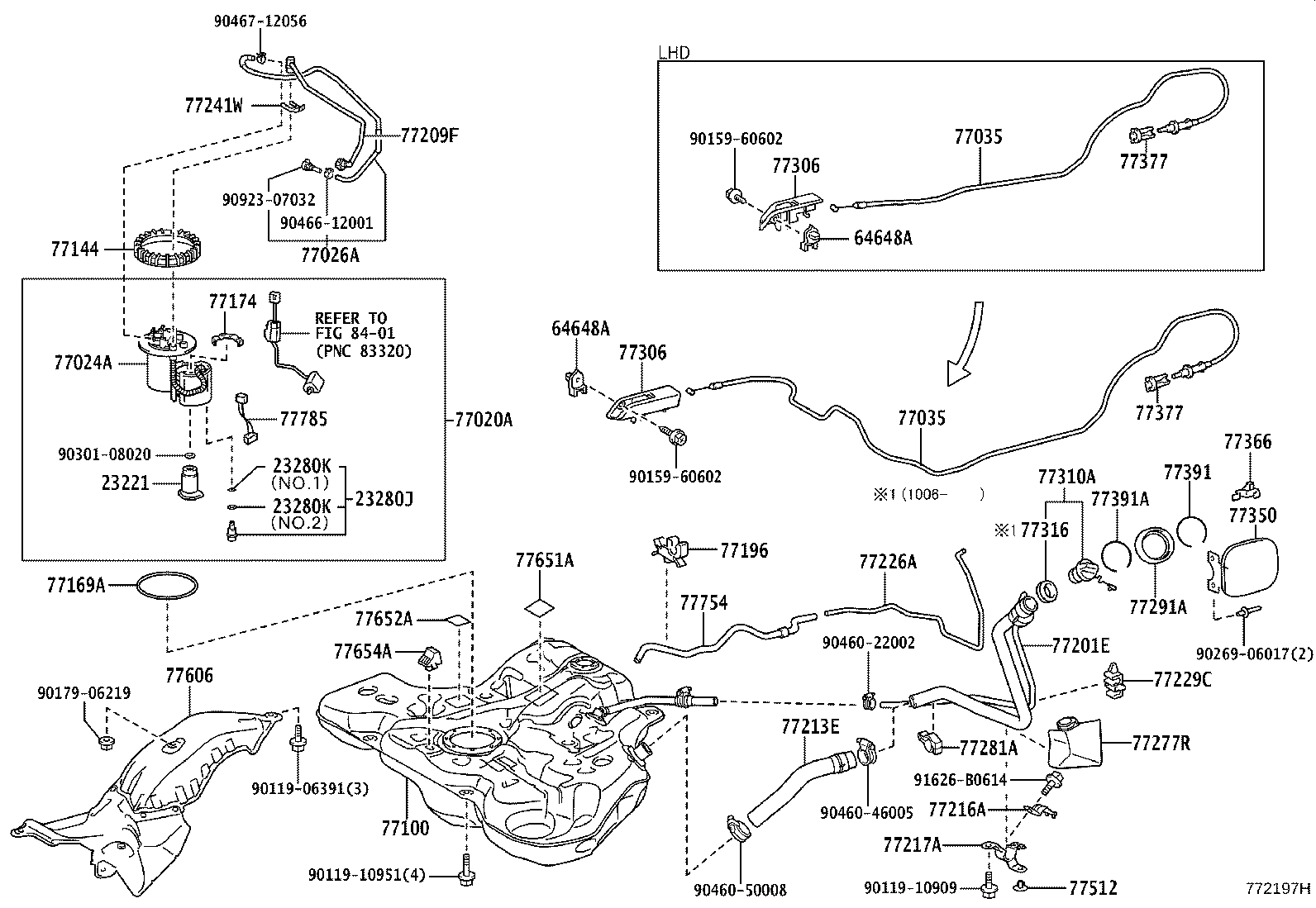 23220-0T080 PUMP, FUEL product image