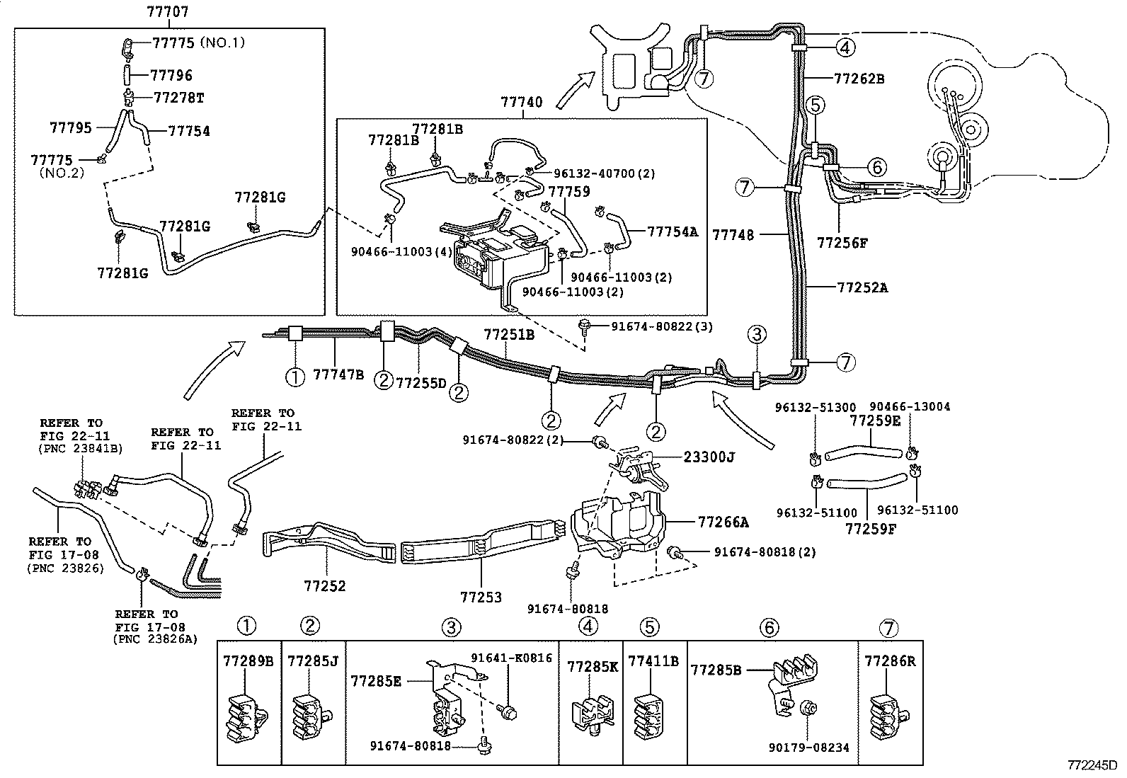 77020-60392 TUBE ASSY, FUEL SUCTION W/PUMP & GAGE product image