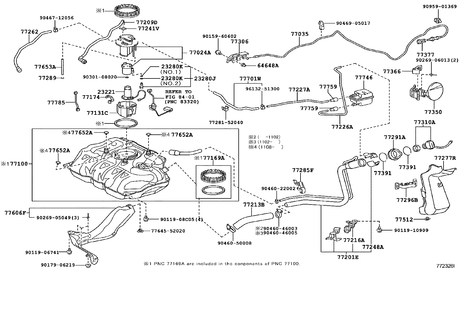 23220-0M030 PUMP, FUEL product image