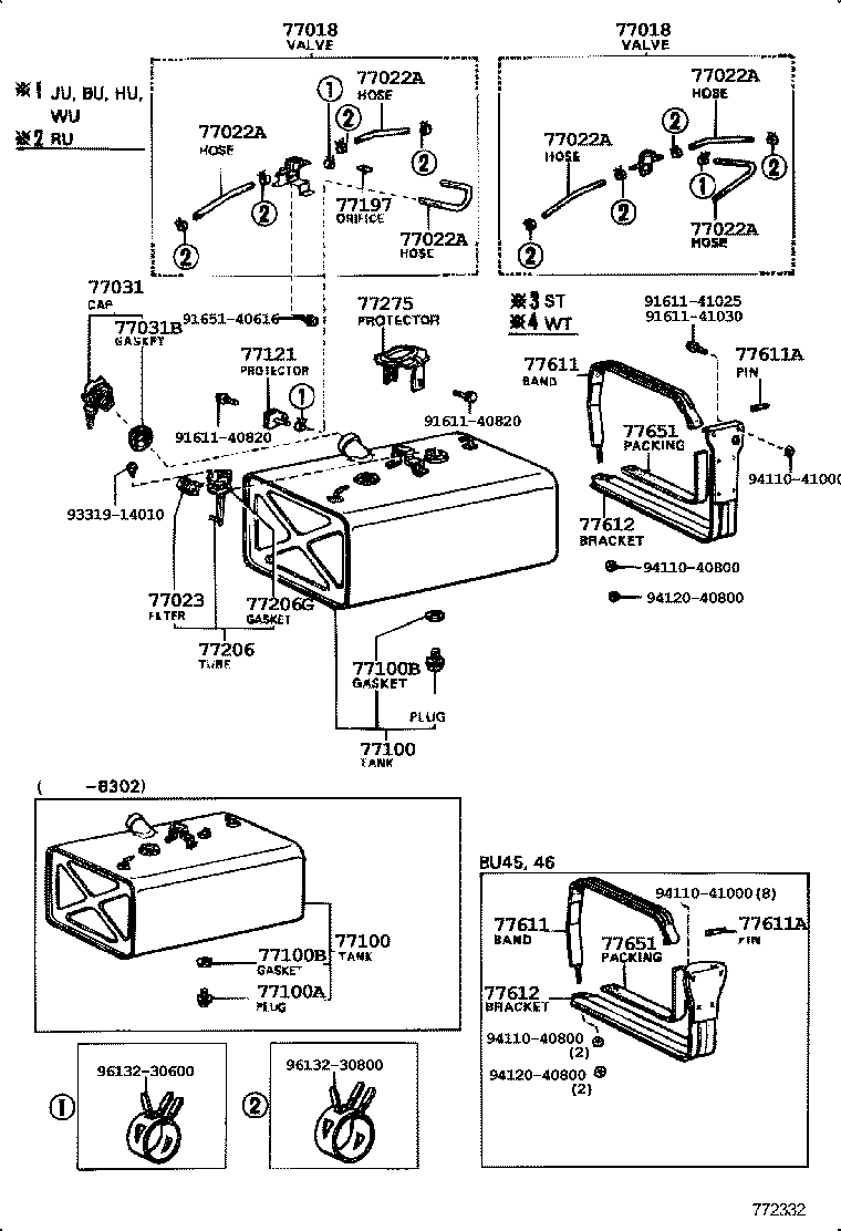 58266-36170 BRACKET, FUEL TUBE product image
