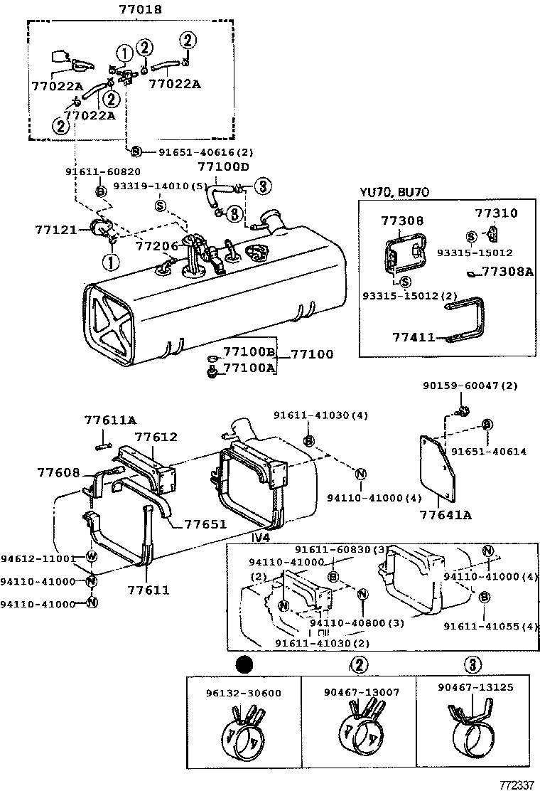 77001-36760 TANK ASSY, FUEL product image