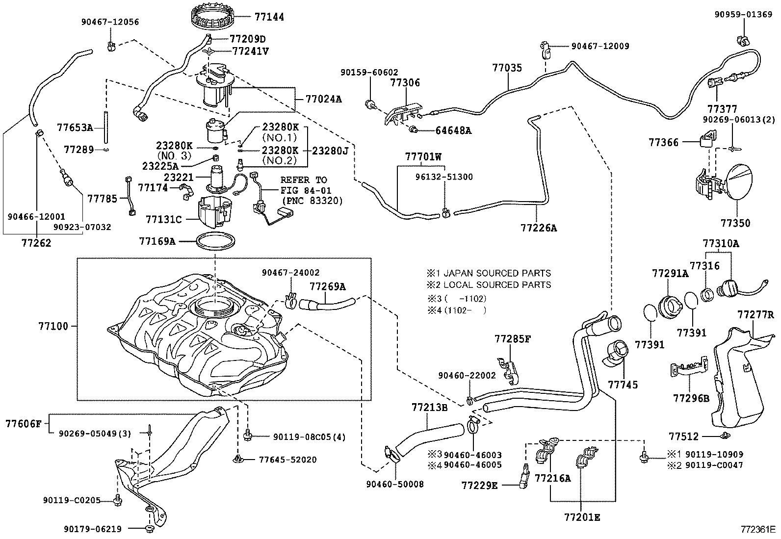 23220-0T051 PUMP, FUEL product image