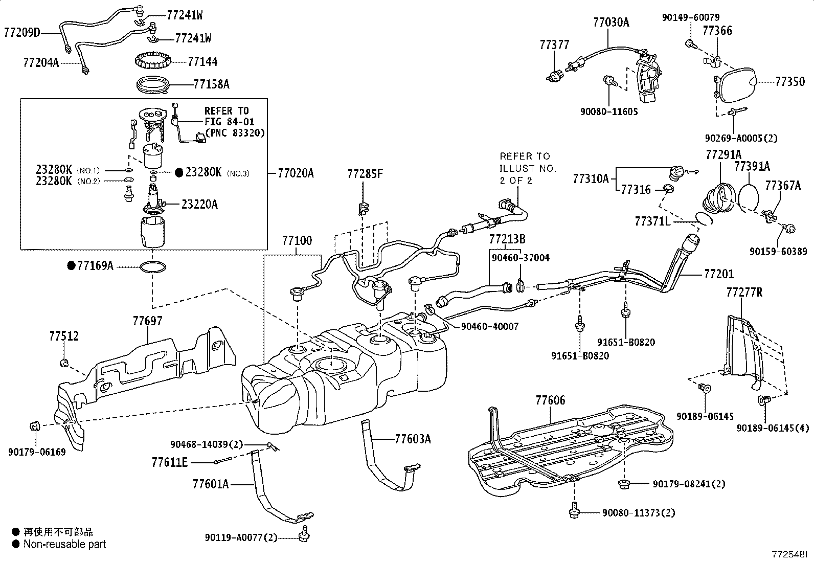 77020-0C101 TUBE ASSY, FUEL SUCTION W/PUMP & GAGE product image