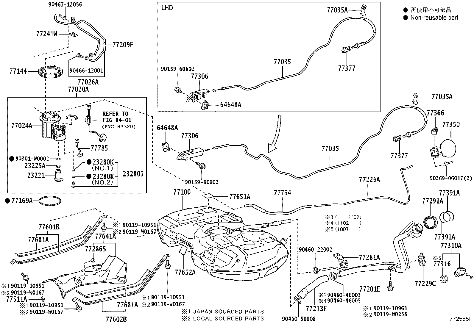 23220-0T070 PUMP, FUEL product image