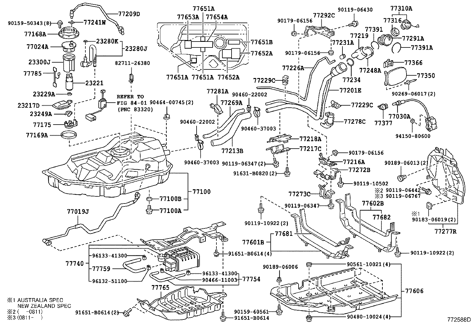 77219-48020 COVER, FUEL TANK FILLER PIPE product image