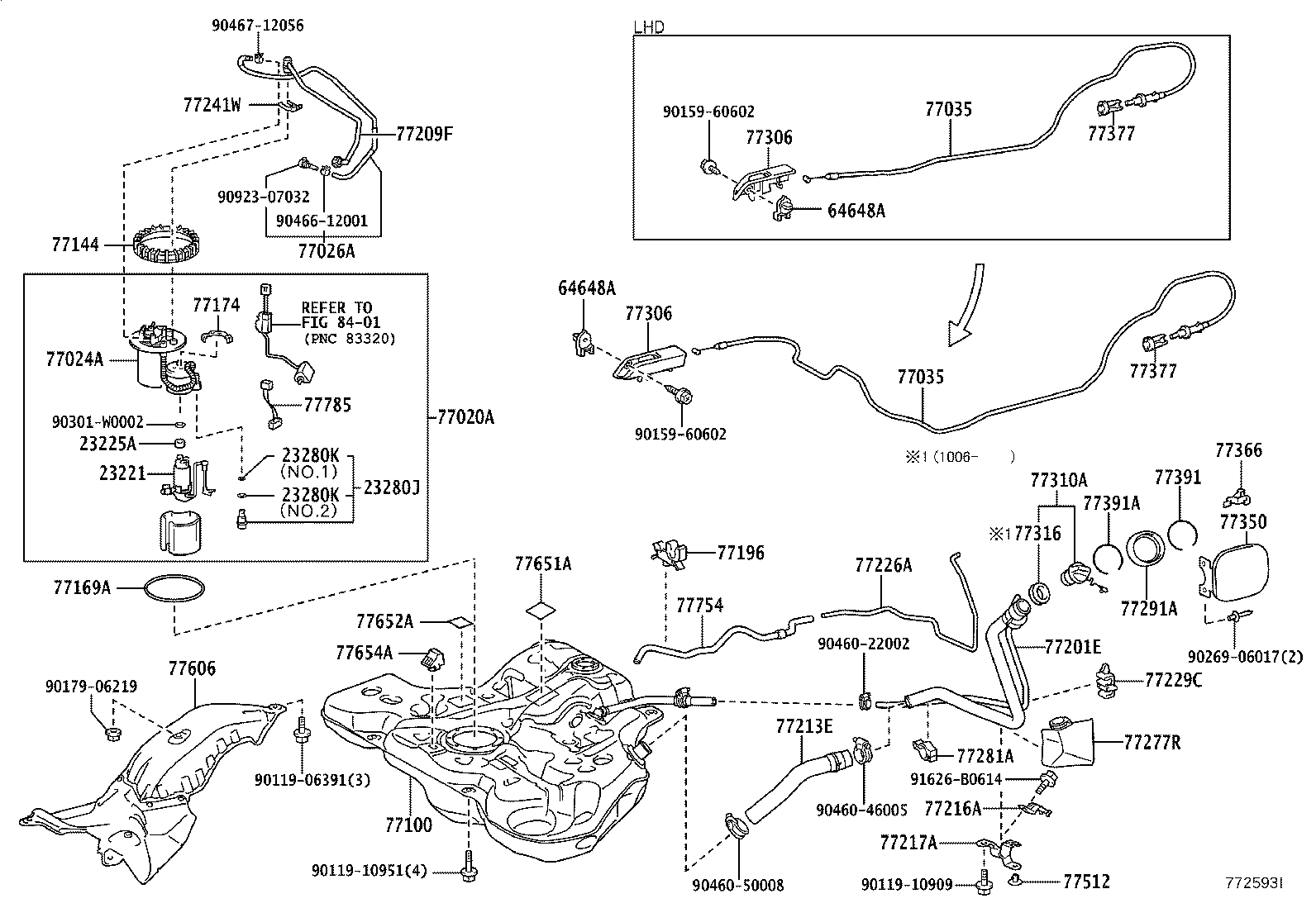 23220-0T080 PUMP, FUEL product image