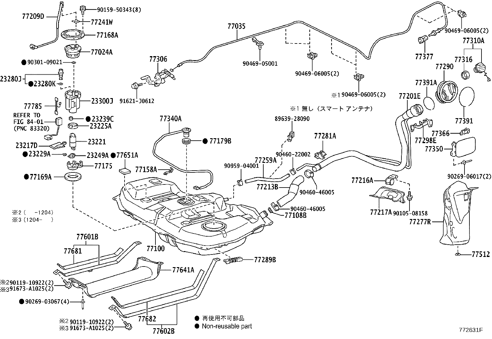 77001-68030 TANK ASSY, FUEL product image