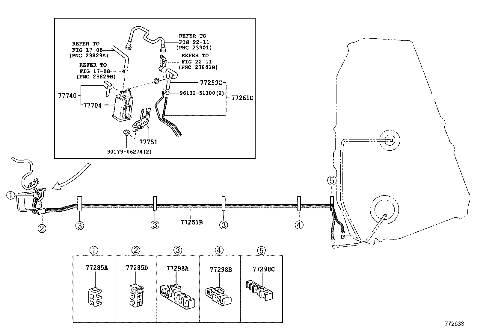 23217-28250 FILTER, FUEL PUMP product image