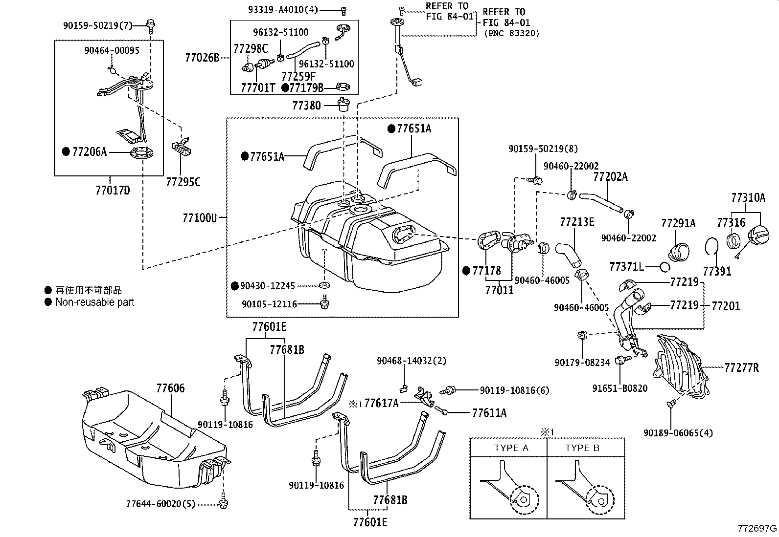 77001-35A31 TANK SUB-ASSY, FUEL product image