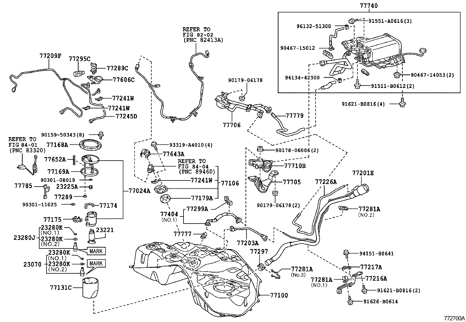 Toyota 77001-50161 TANK ASSY, FUEL