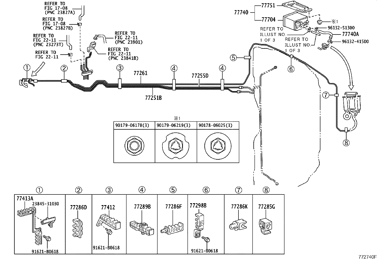 77020-30331 TUBE ASSY, FUEL SUCTION W/PUMP & GAGE product image