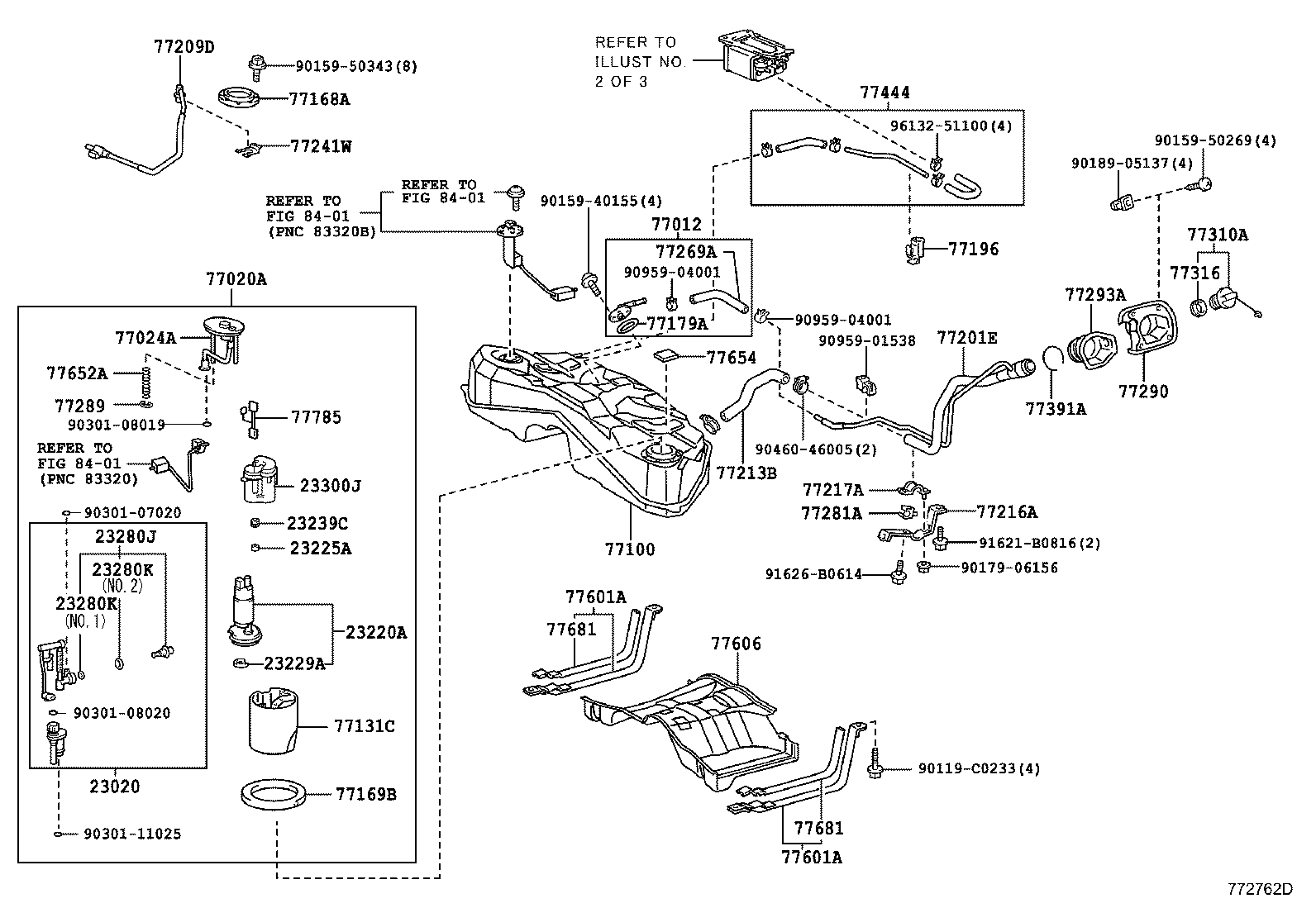 77261-0N030 TUBE SUB-ASSY, FUEL EMISSION product image